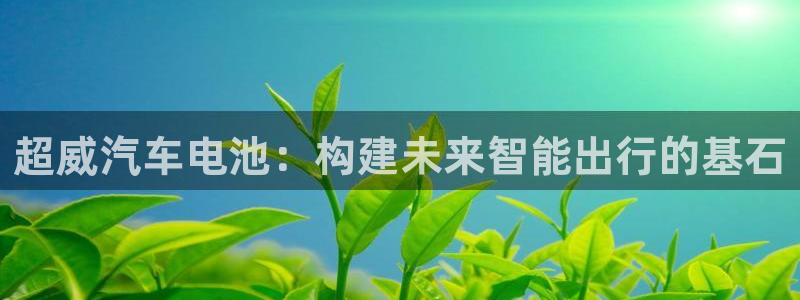 优发国际手机版网站登录：超威汽车电池：构建未来智能出行的基石