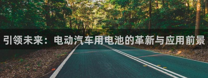 优发娱乐官网app下载：引领未来：电动汽车用电池的革新与应用前景