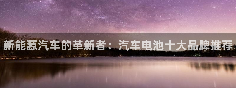 优发国际网页：新能源汽车的革新者：汽车电池十大品牌推荐