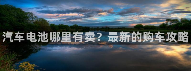 优发国际官方网手机版入口：汽车电池哪里有卖？最新的购车攻略